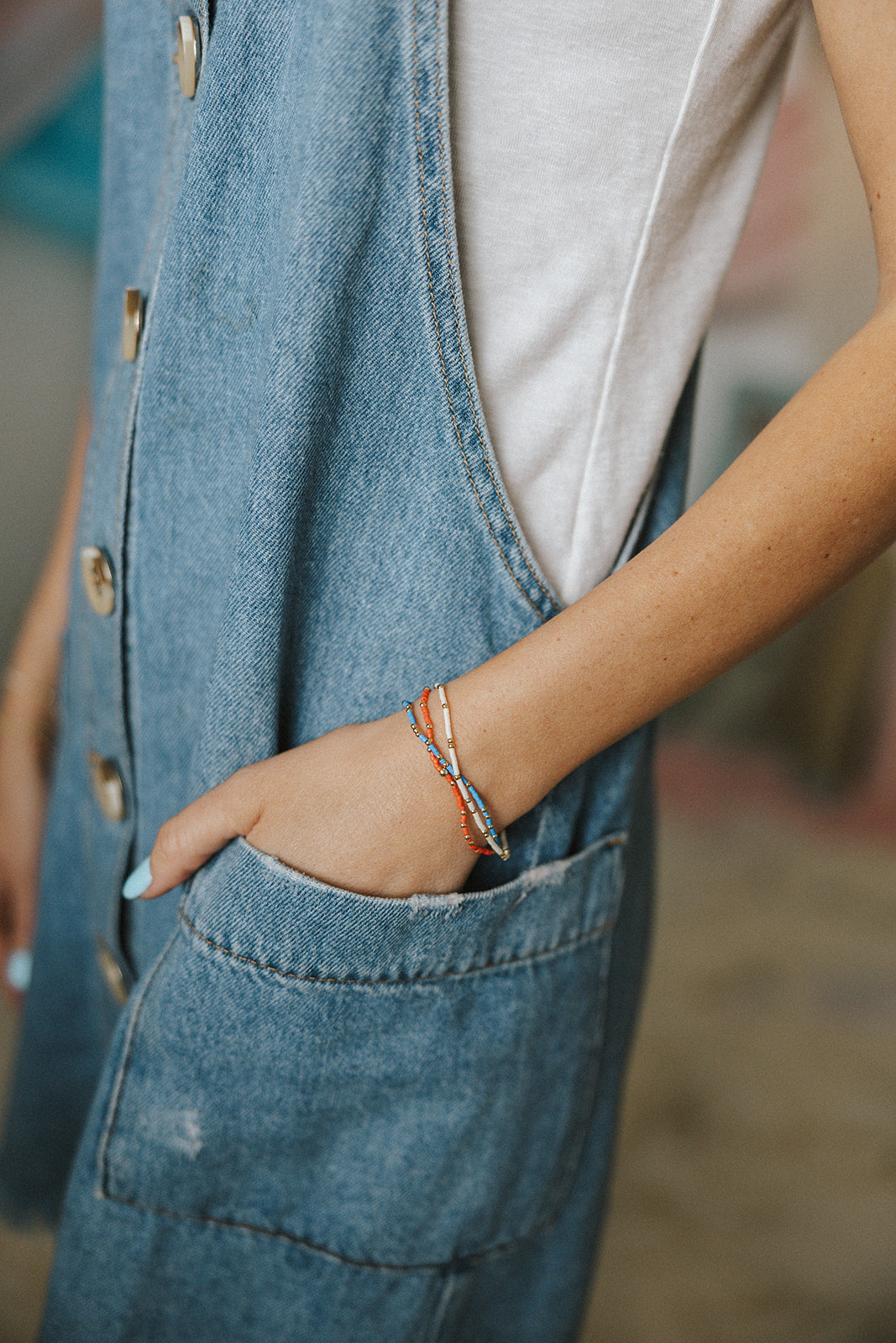 DAINTY BRACELET STACK - AMERICANA