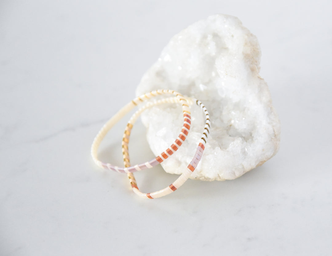 Malibu Bracelet Stack | Handmade Beaded Bracelets | Shop Current 