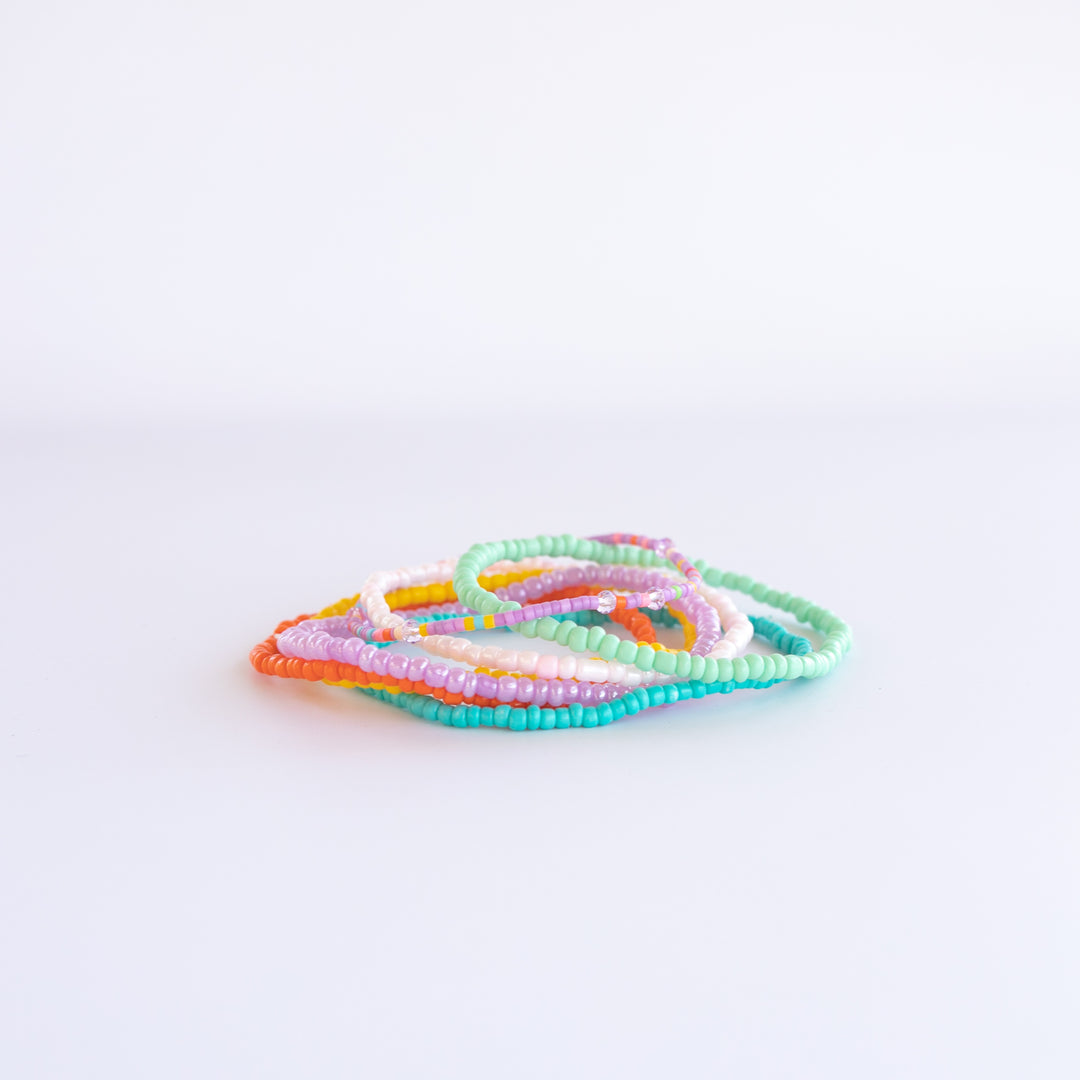 ACCENT BRACELET STACK - BOLD BRIGHTS