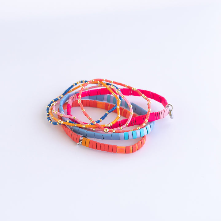 DAINTY BRACELET STACK - BRIGHTS