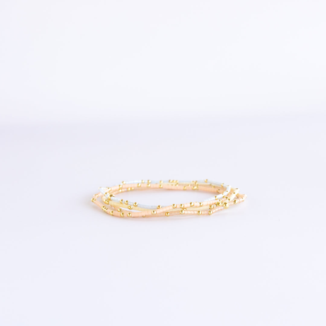 DAINTY BRACELET STACK - PASTEL