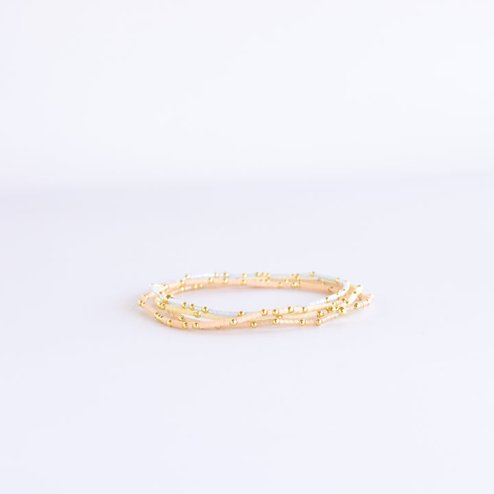 DAINTY BRACELET STACK - PASTEL