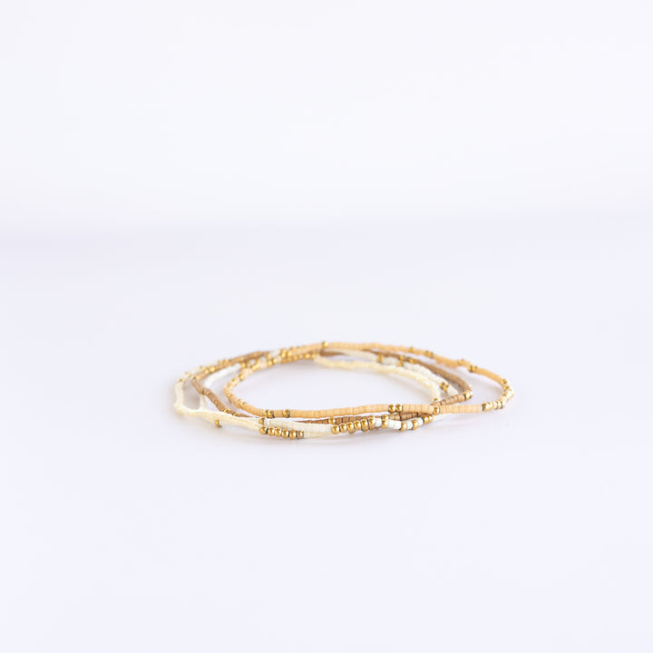 DAINTY BRACELET STACK - NATURAL