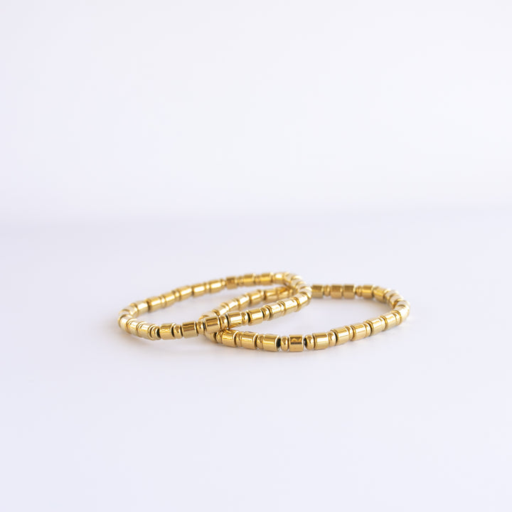 The Gold Duo Bracelet Stack | Current