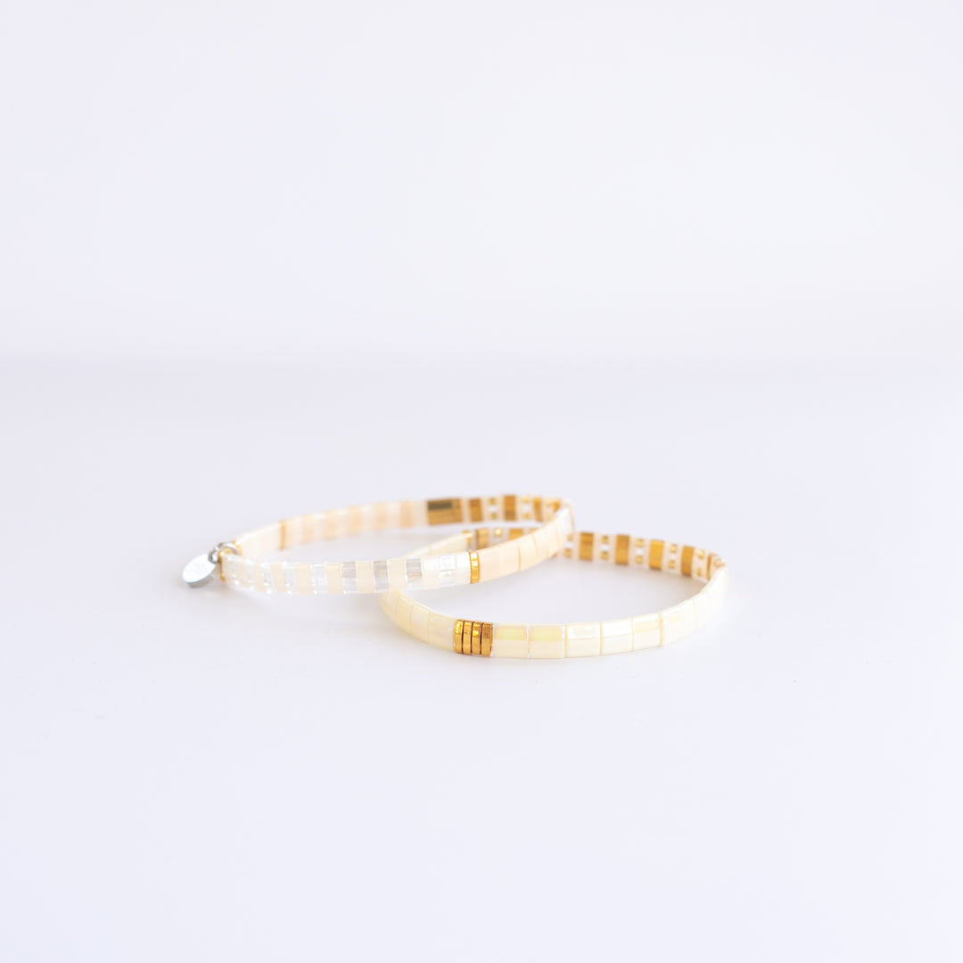 SANTA MONICA Bracelet Stack | Handmade Beaded Bracelets | Shop Current