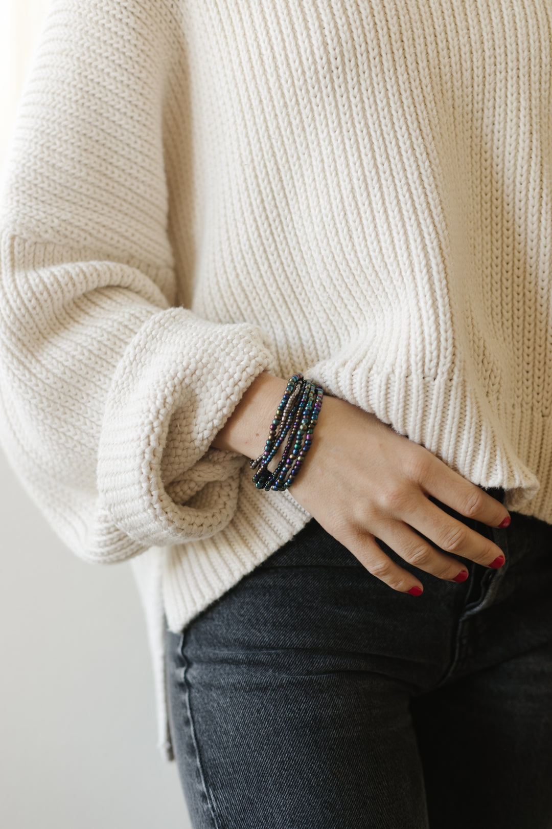 COSMIC BLACK BRACELET STACK
