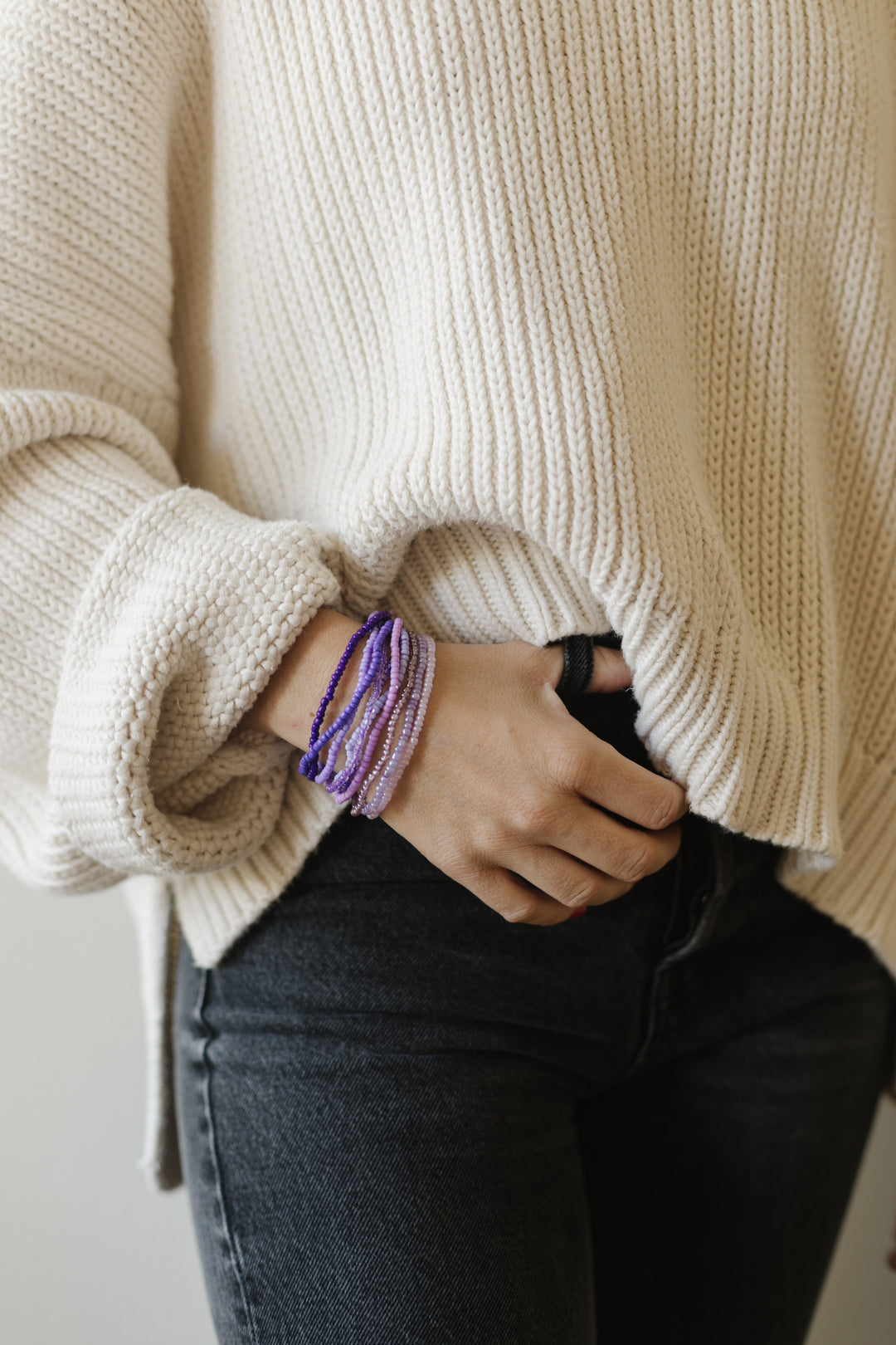 LAVENDER LUXE BRACELET STACK