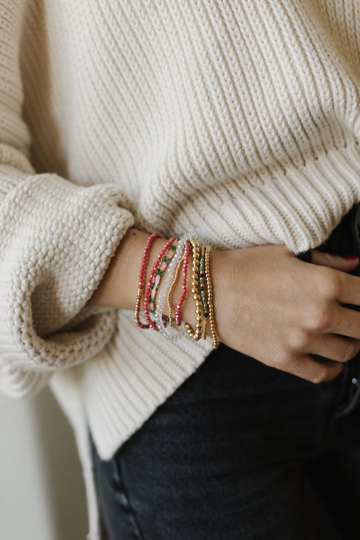 HOLLY JOLLY BRACELET STACK