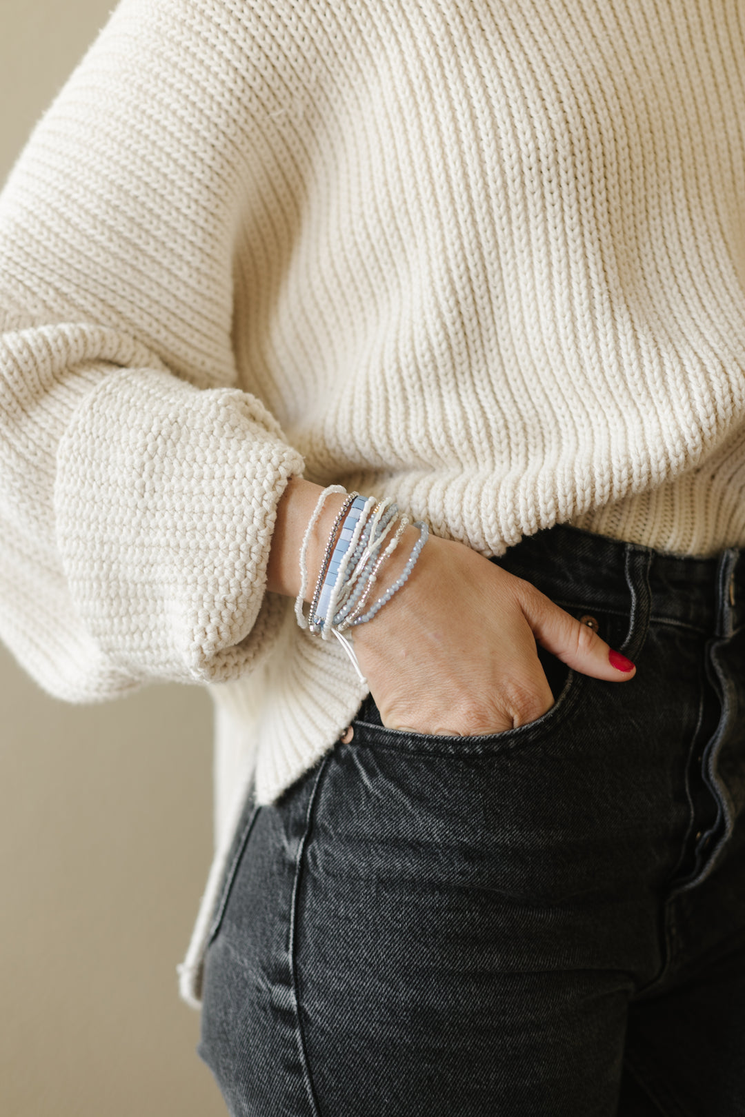 SNOWFLAKE BRACELET STACK