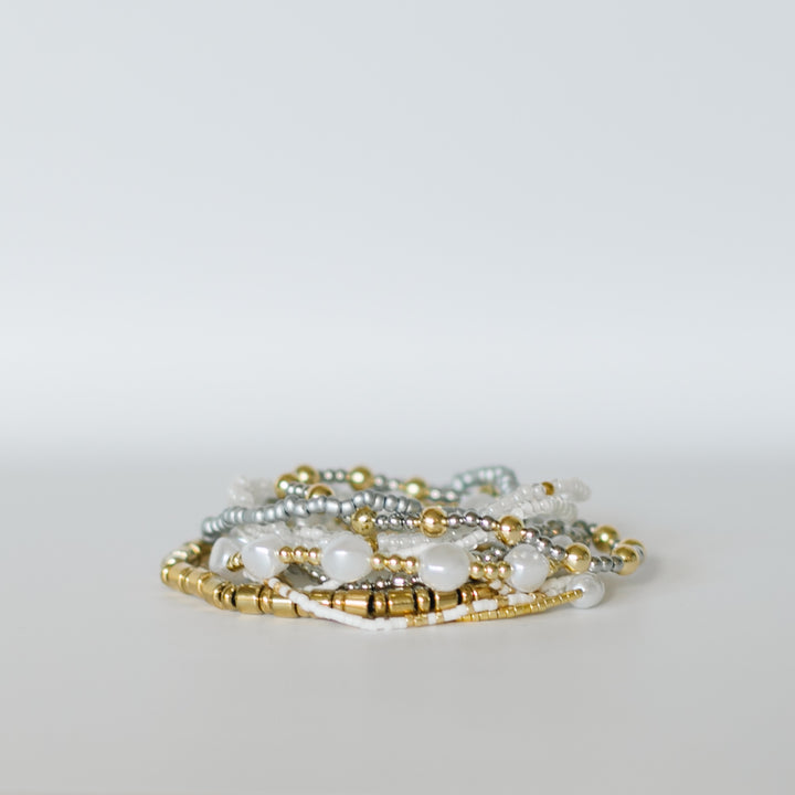 WINTER WHITES BRACELET STACK