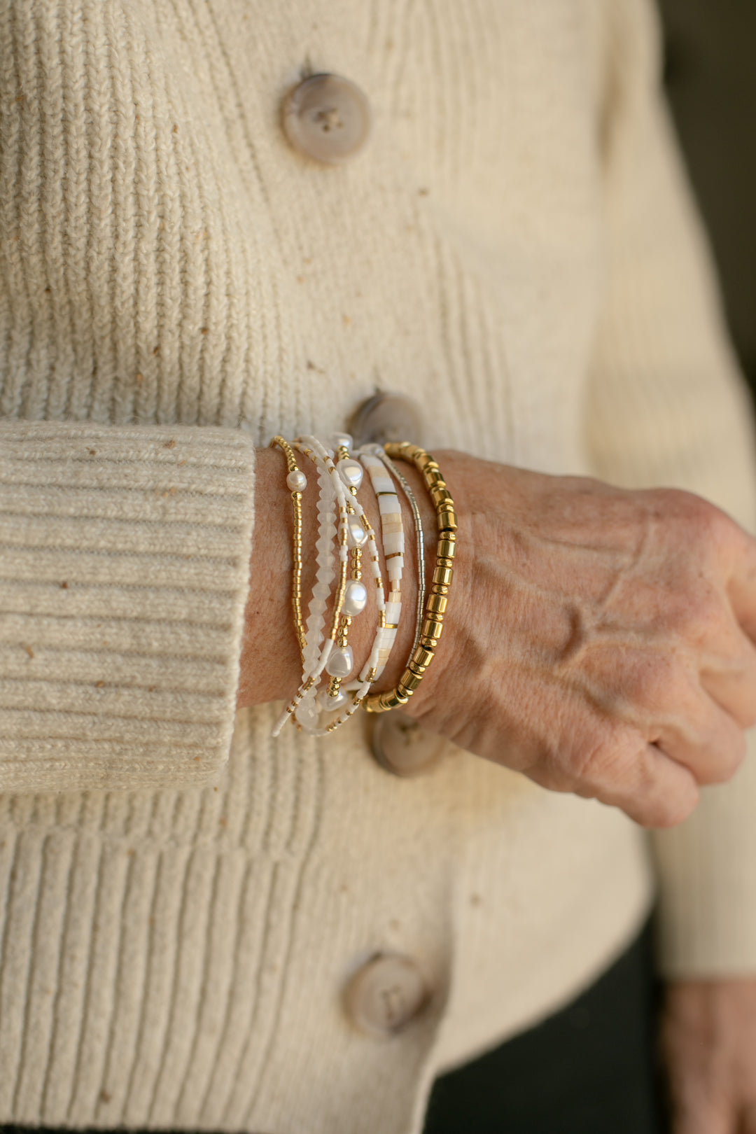 Pearly White Sample Stack