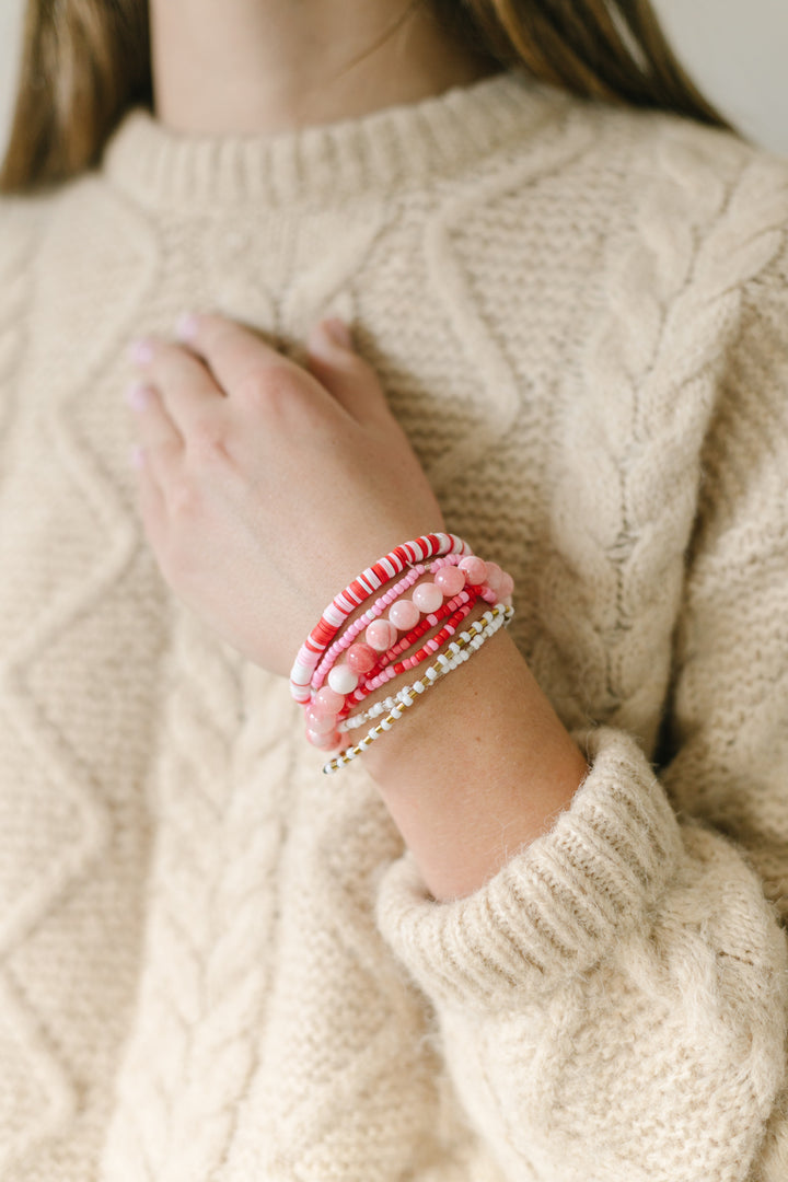 CHUNKY BRACELET STACK - XOXO