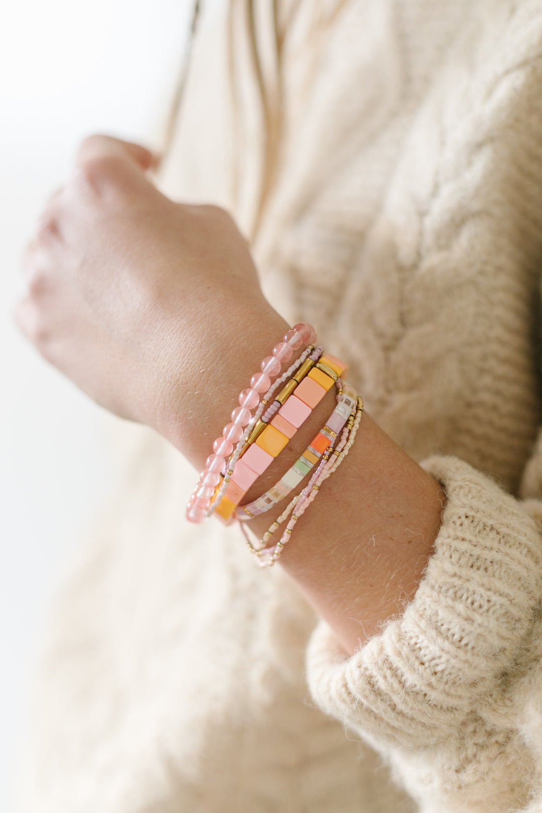 CHUNKY BRACELET STACK - STARBURST